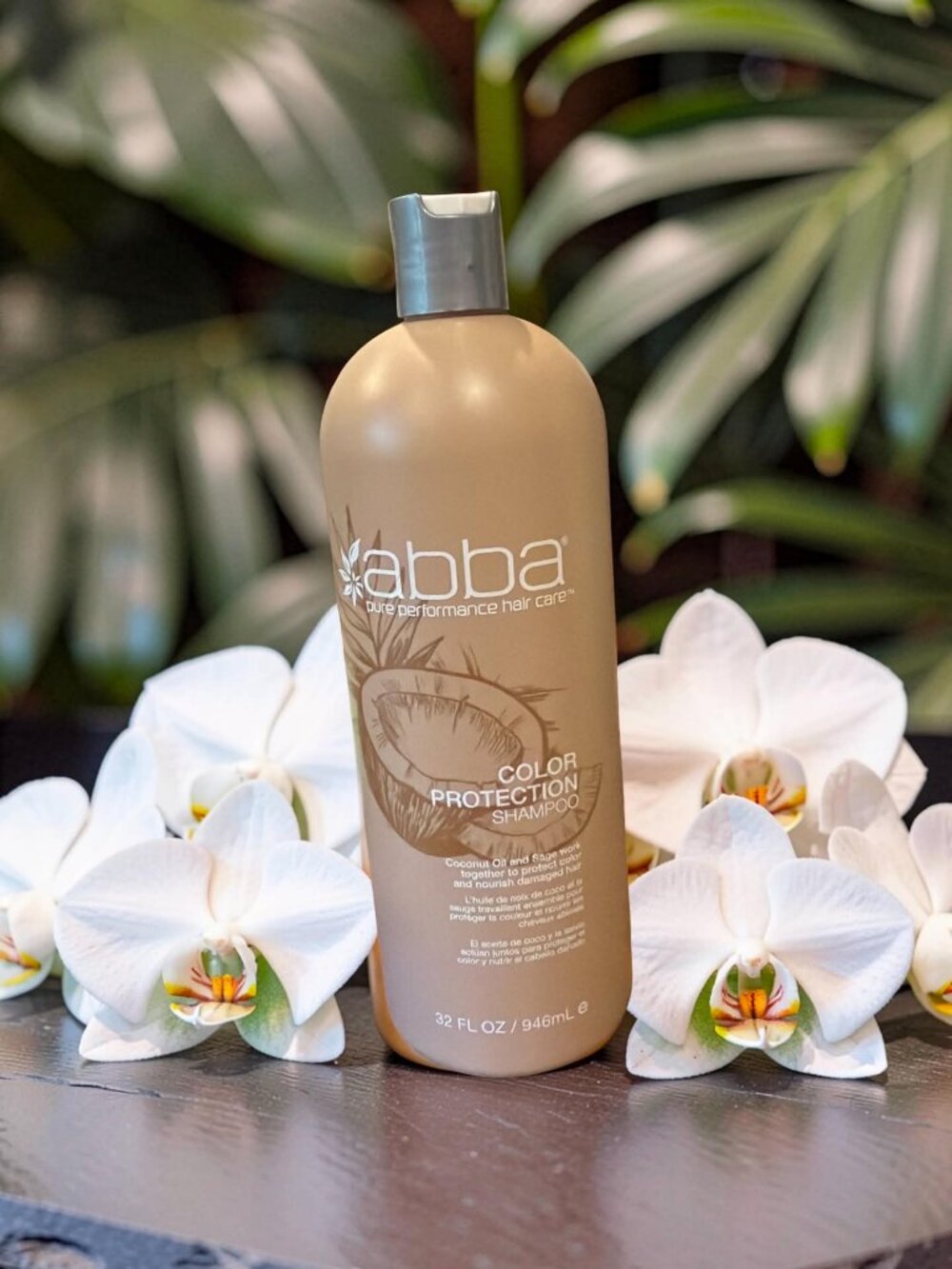Abba Color Protection Coconut Oil Sage Work Shampoo 33.8 oz